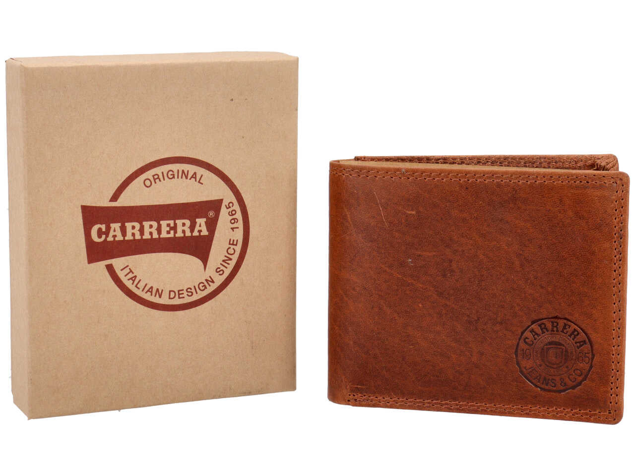Portafoglio da uomo parker collection colore marrone composizione: 100% pelle