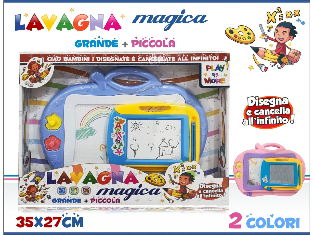 Lavagna magica - confezione da 2 pezzi