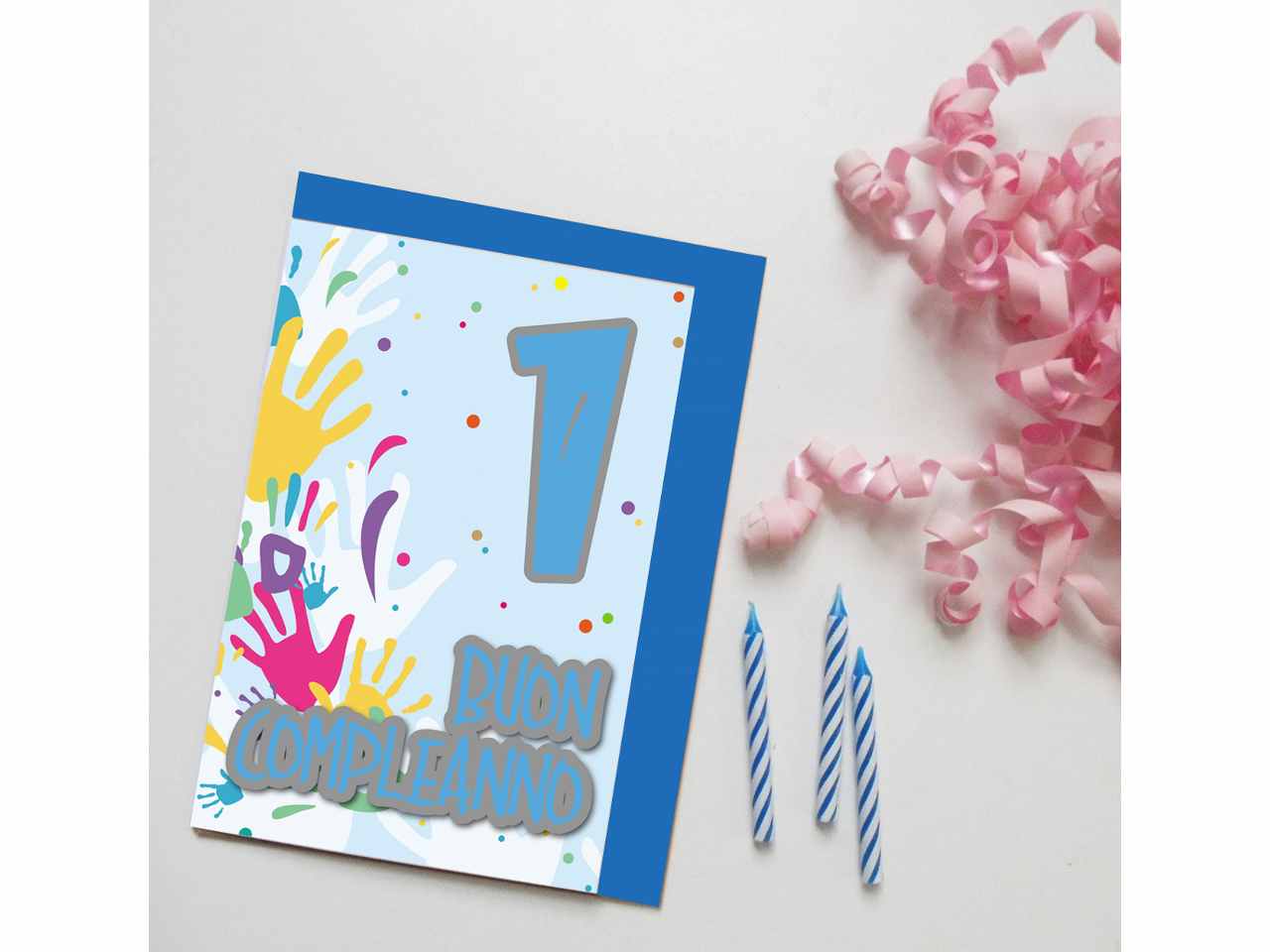 Biglietto auguri 1 compleanno