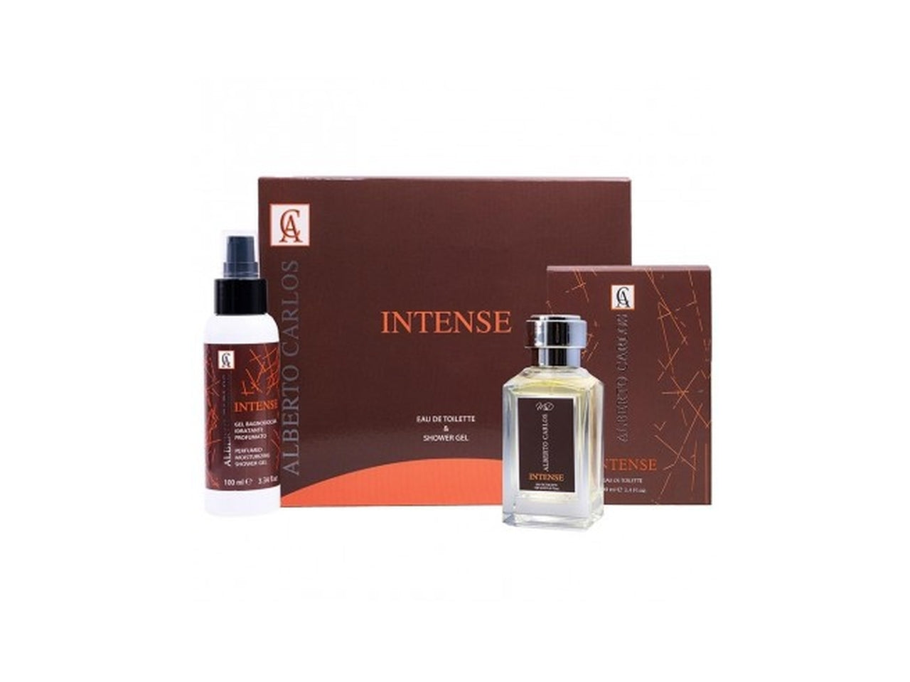 Alberto carlos intense eau de toilette vapo 100ml + shower gel 100ml coffret