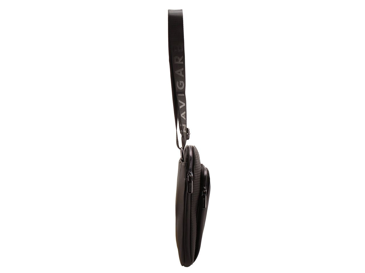 Borsello navigare in pelle sintetica misure 22x27,5x3,5cm colore nero