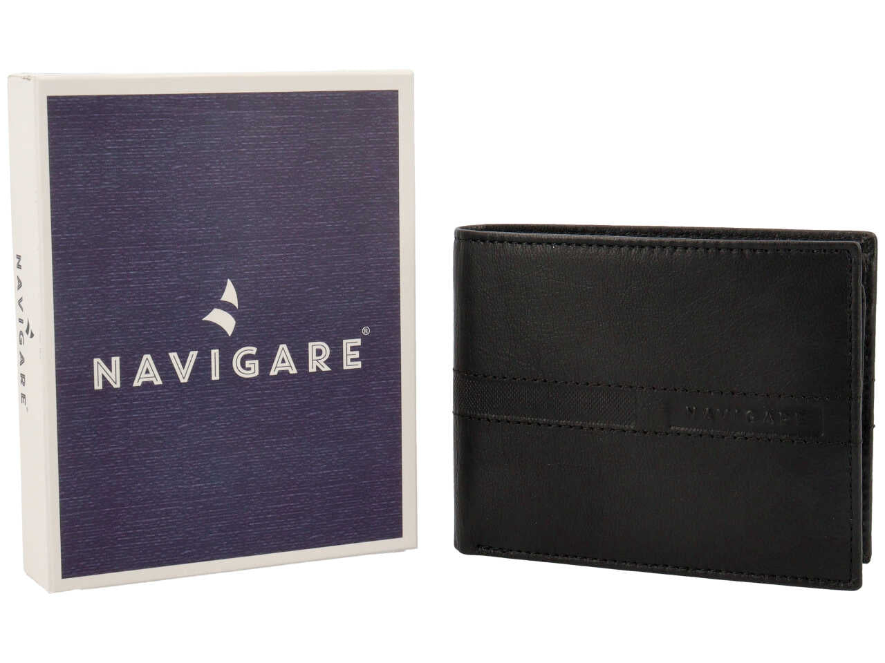 Portafoglio navigare da uomo doppia patta piu' moneta in vera pelle oil stampato misura 11x6,5cm colore nero
