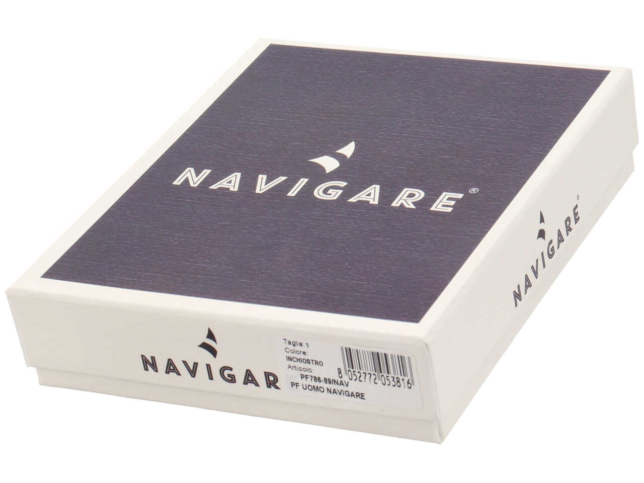 Portacarte navigare da uomo anticlonazione in vera pelle oil stampato misura 5,5x9,6cm colore inchiostro