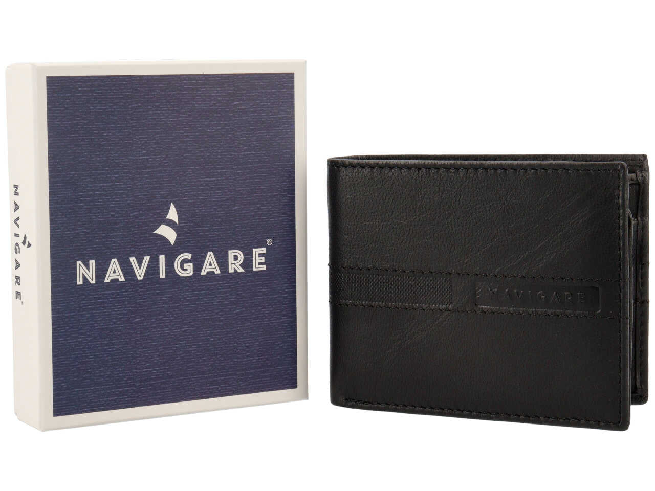 Portafoglio navigare da uomo doppia patta piu' moneta piccola in vera pelle oil stampato misura 11x9cm colore nero