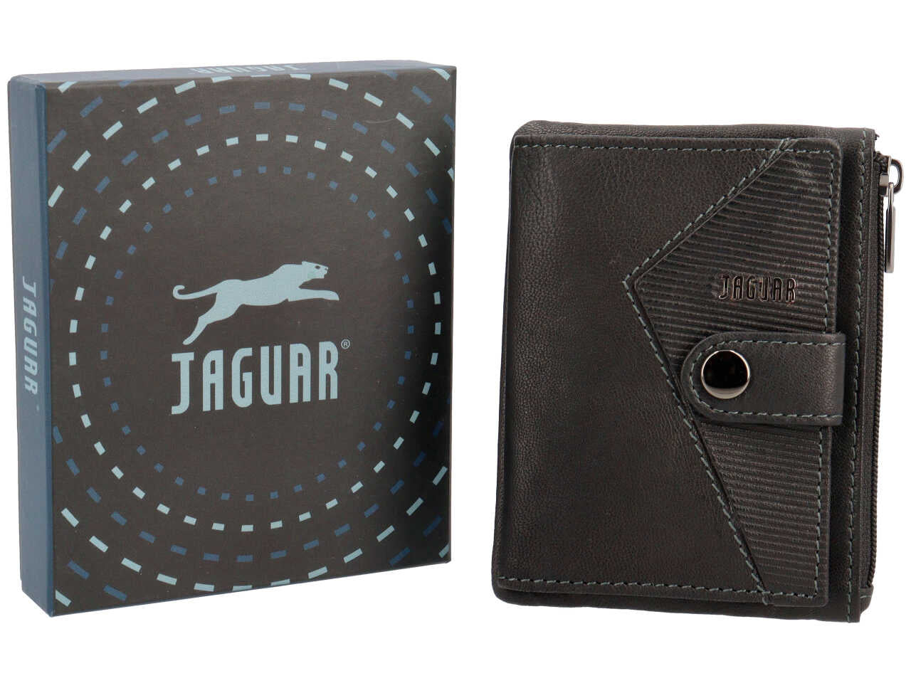 Portafoglio jaguar nero