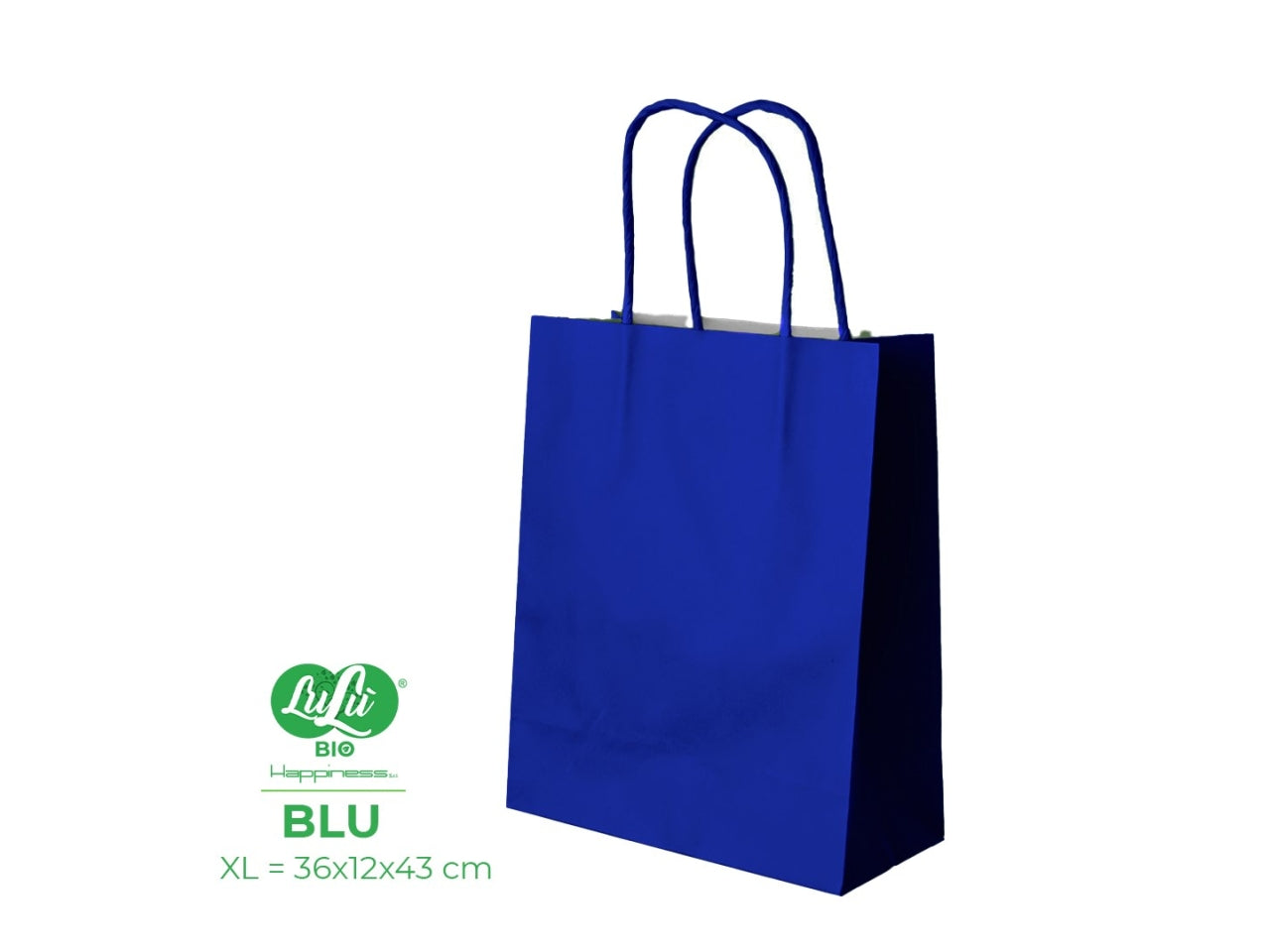 Busta di carta blu 45x16x49 cm