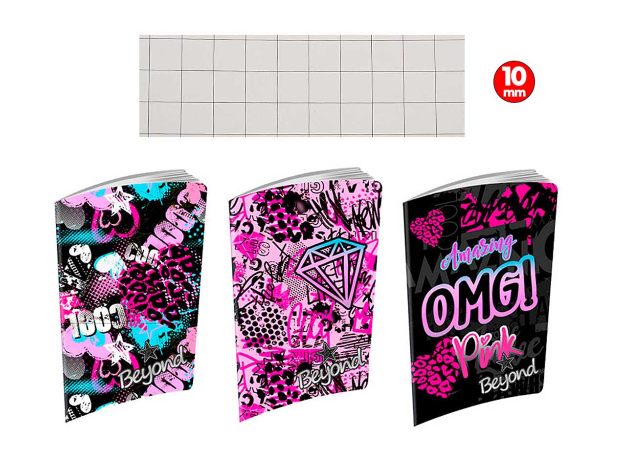 Maxi active 10mm beyond fashion girl 10 pezzi $