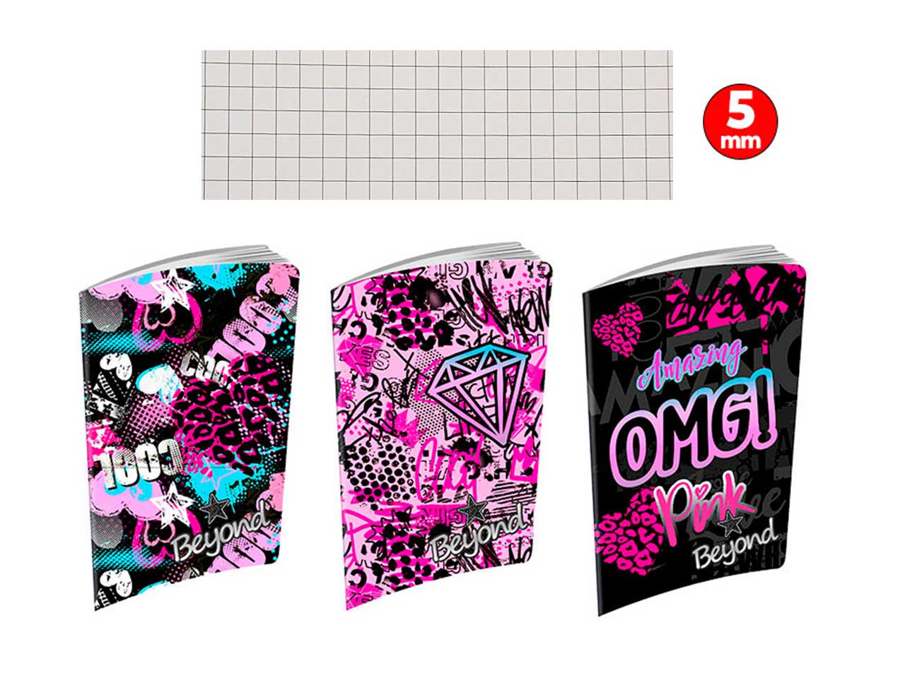 Maxi active 5mm beyond fashion girl 10 pezzi $