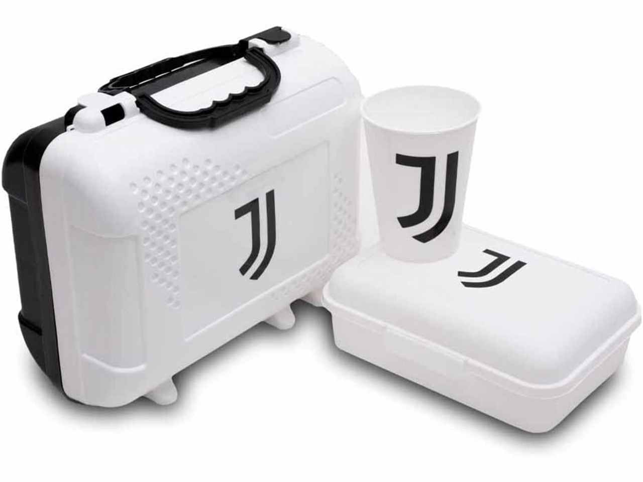 Juve valigetta con manico contenente portamerenda e bicchiere