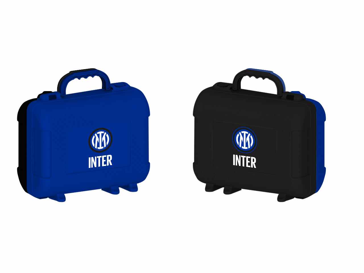 Inter valigetta con manico contenente portamerenda e bicchiere
