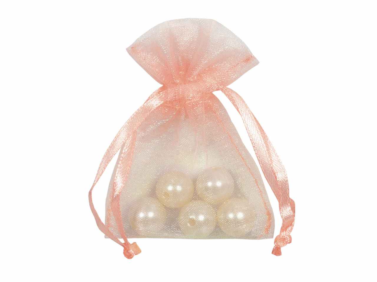 Bustina organza c/tir.raso 5xh7,5cmchamp.760 42