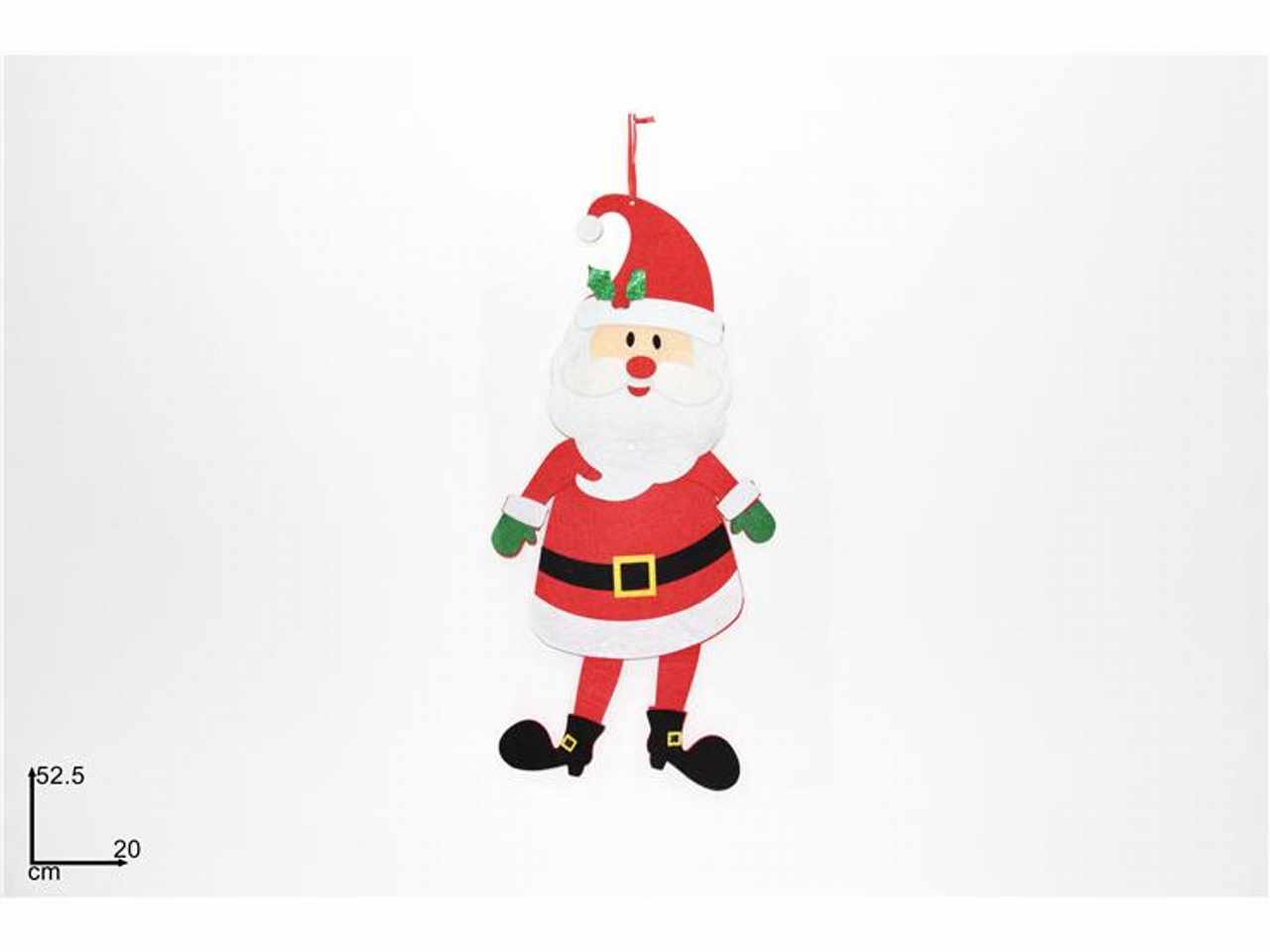 Appendino feltro babbo natale 52,5cm