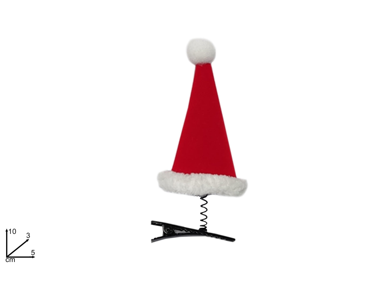 Molletta con cappello babbo natale