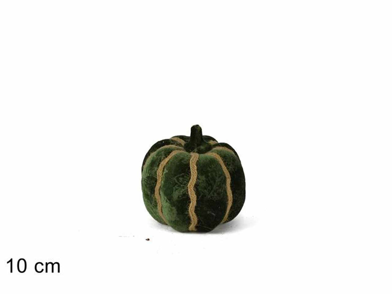 Zucca velluto verde 10cm