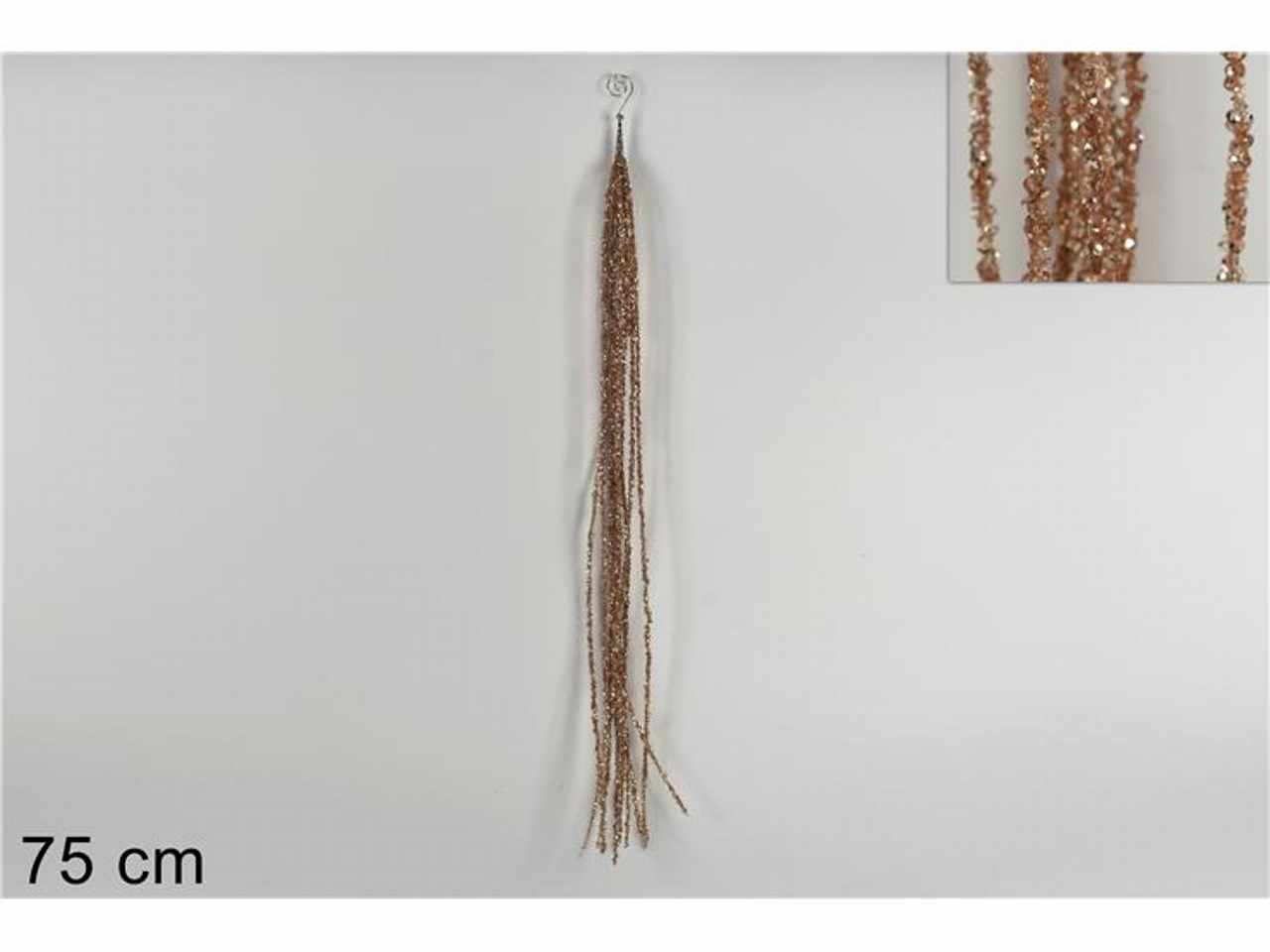 Appendino fascina con paillettes cm75 champagne
