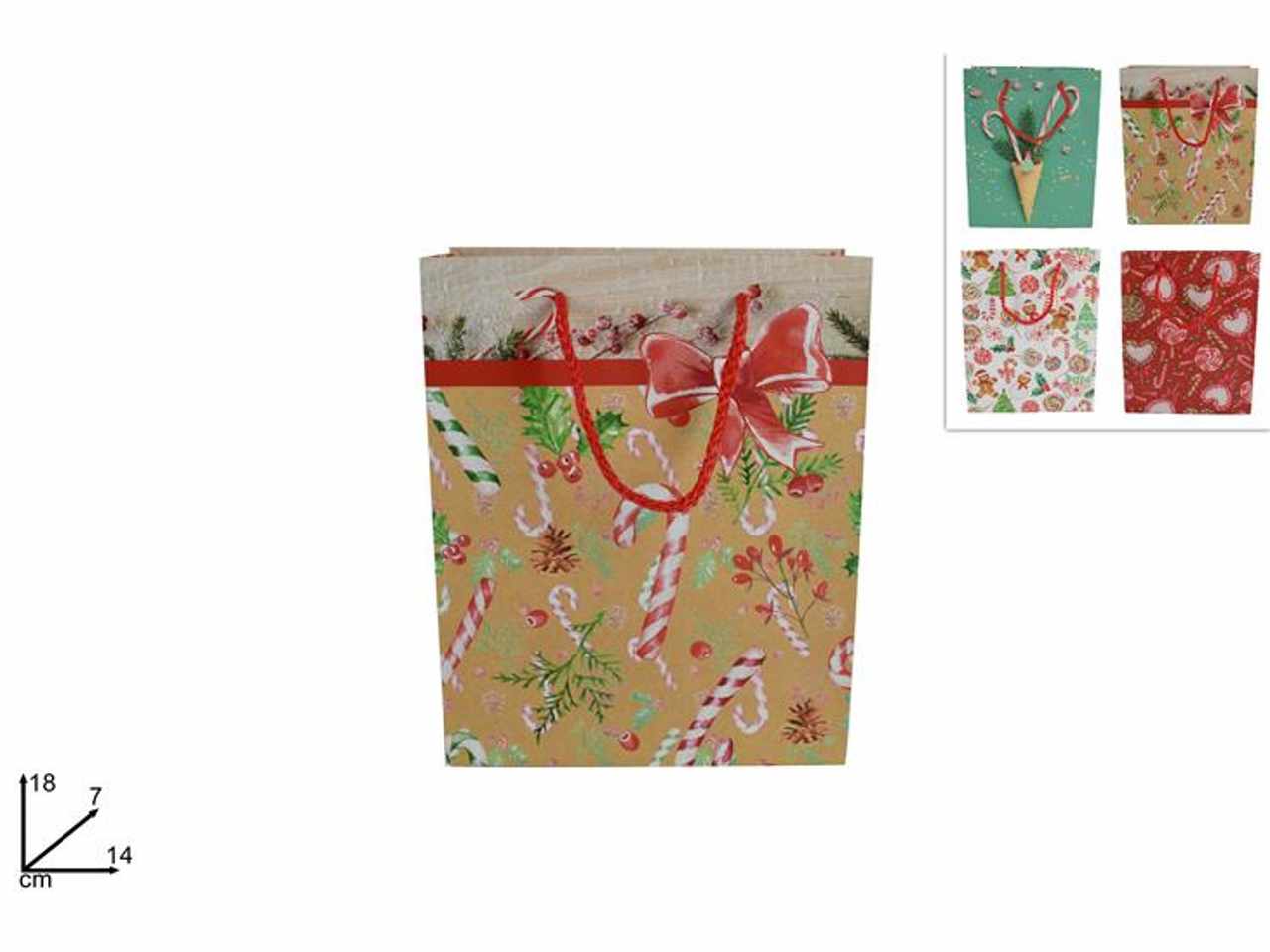 Busta shopper lecca lecca 18x14x7cm