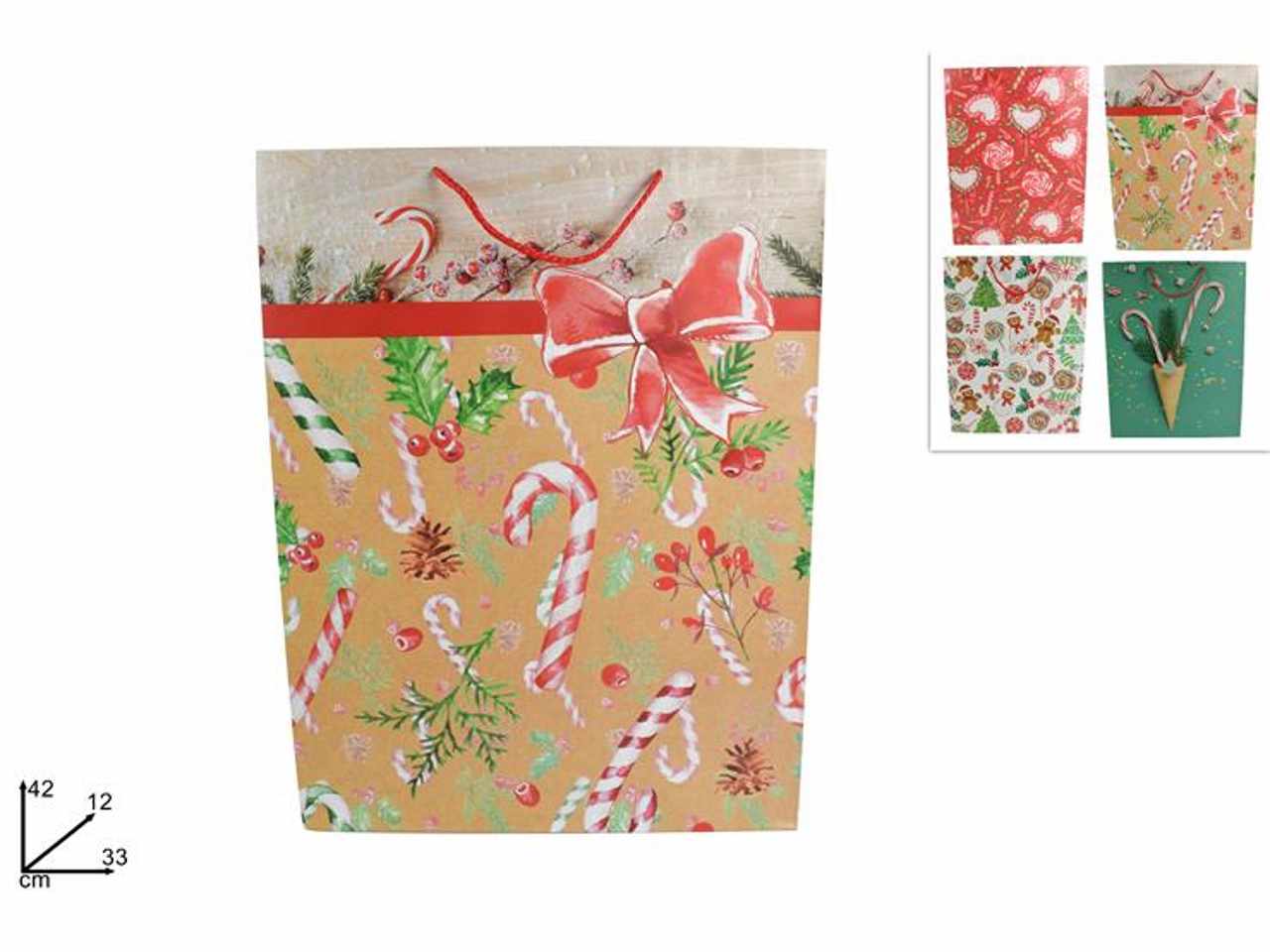Busta shopper lecca lecca 42x33x12cm