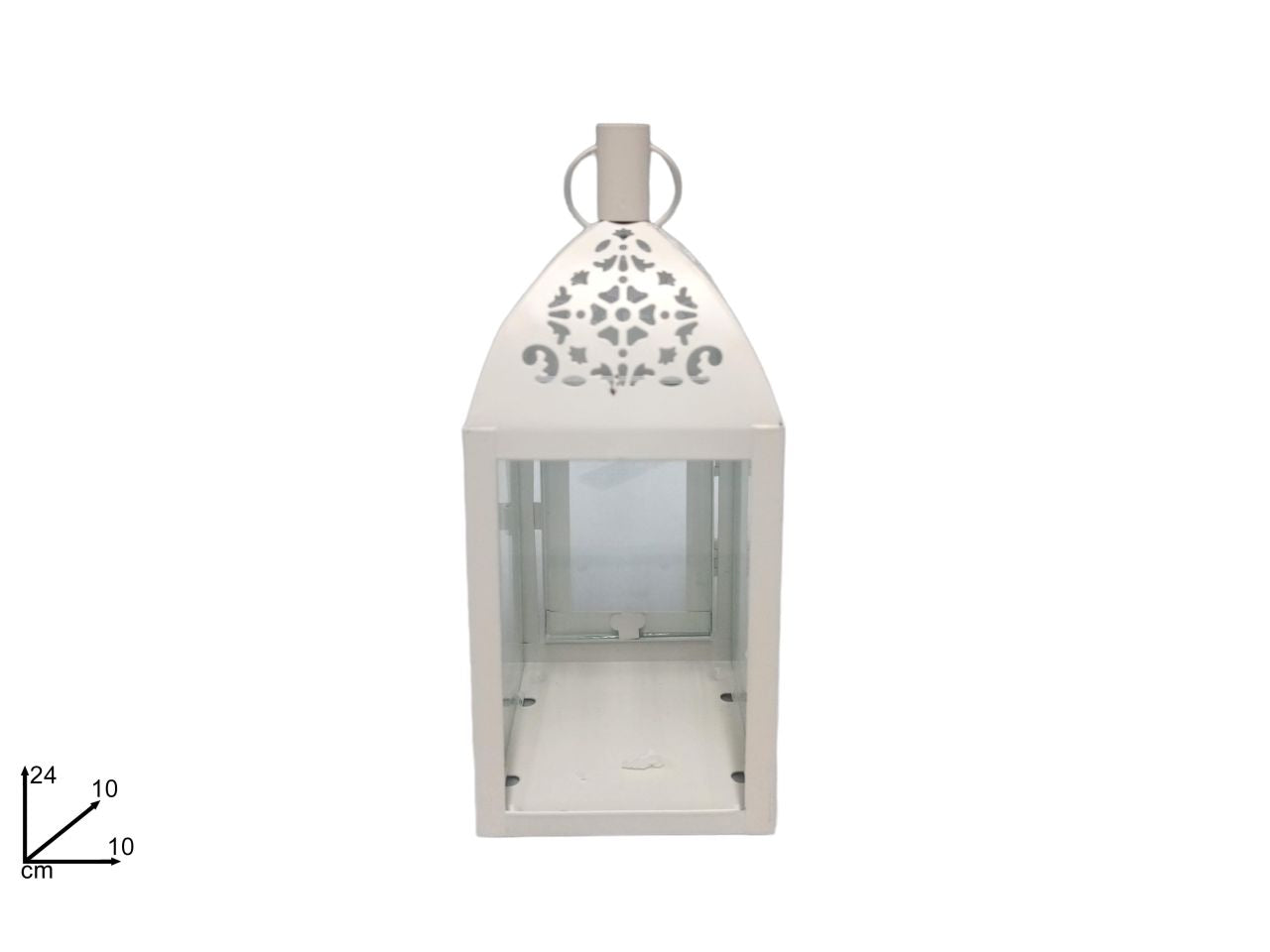 Lanterna misura 24cm colore bianco
