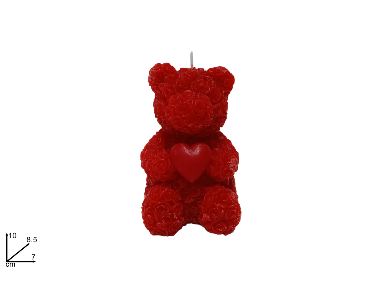 Candela orsetto 10cm