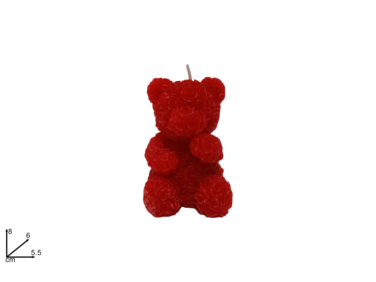 Candela orsetto 8cm