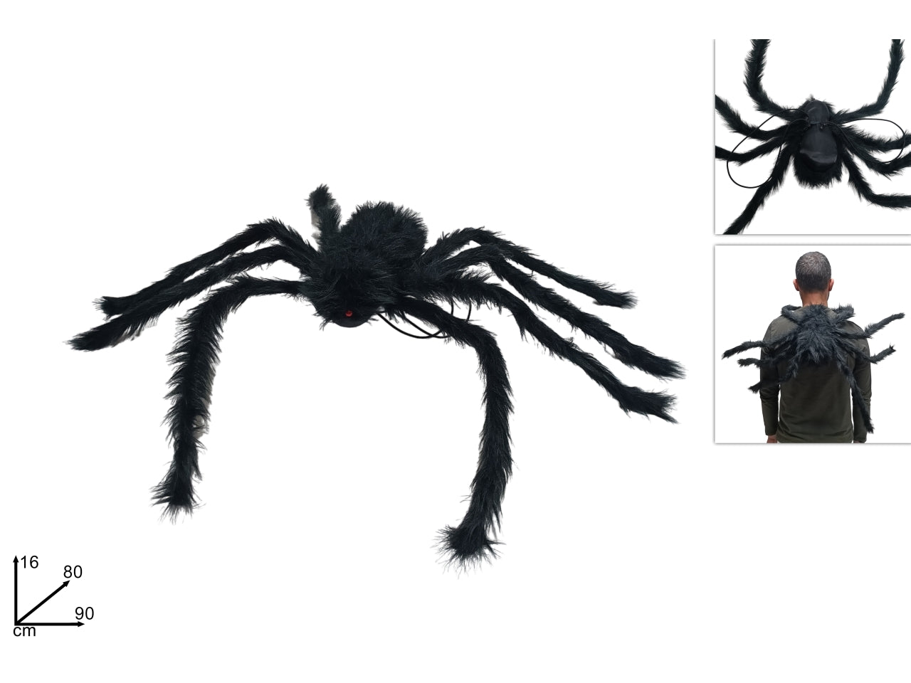 Ragno con bretelle halloween