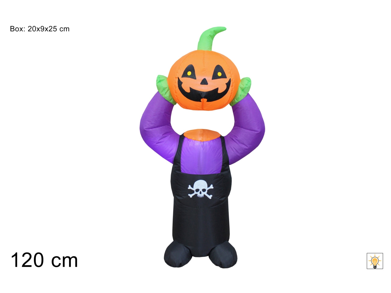 Gonfiabile soggetto halloween 120cm