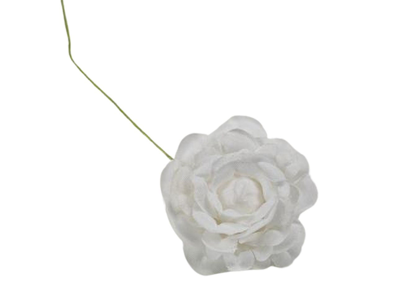 Fiore rosellina misura 3,5cm bianco 36 pezzi
