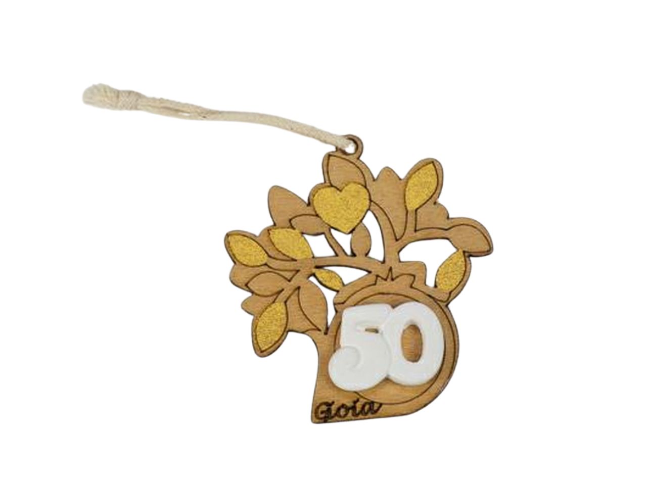 Applicazione 50 anni albero vita t. misura 5,5cm
