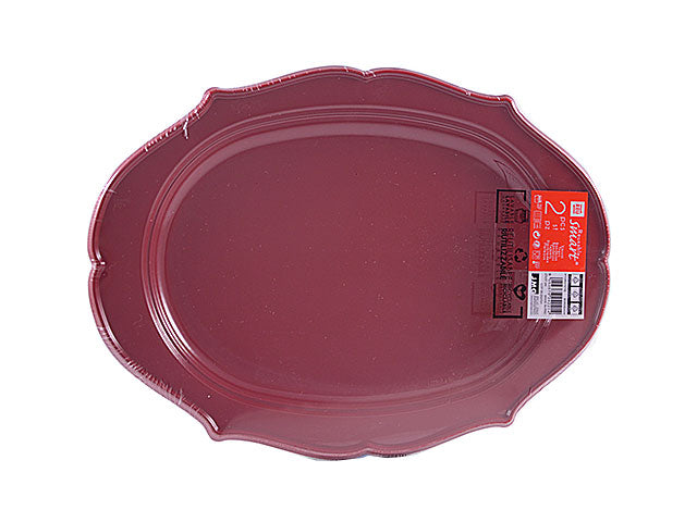 Vassoio 27x37cm 2 pezzi riutil.ptor273716xs