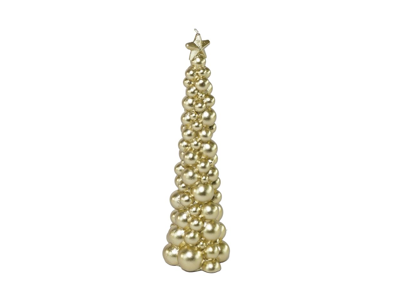 Candela colore oro misura h.30cm