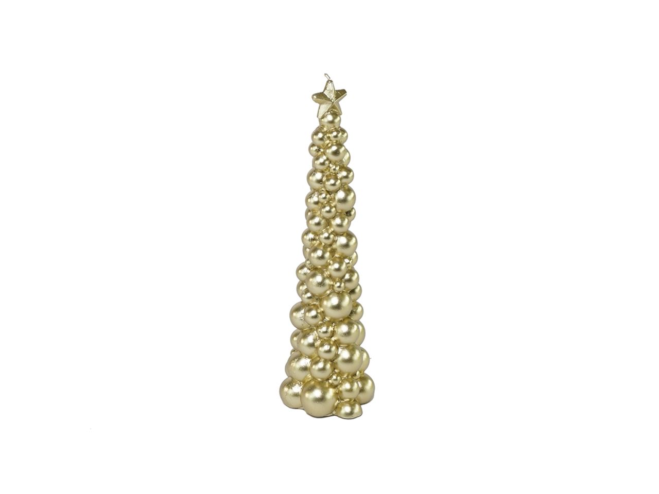 Candela colore oro misura h.21,5cm