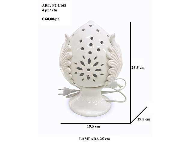 Lampada pomo 25cm pcl168