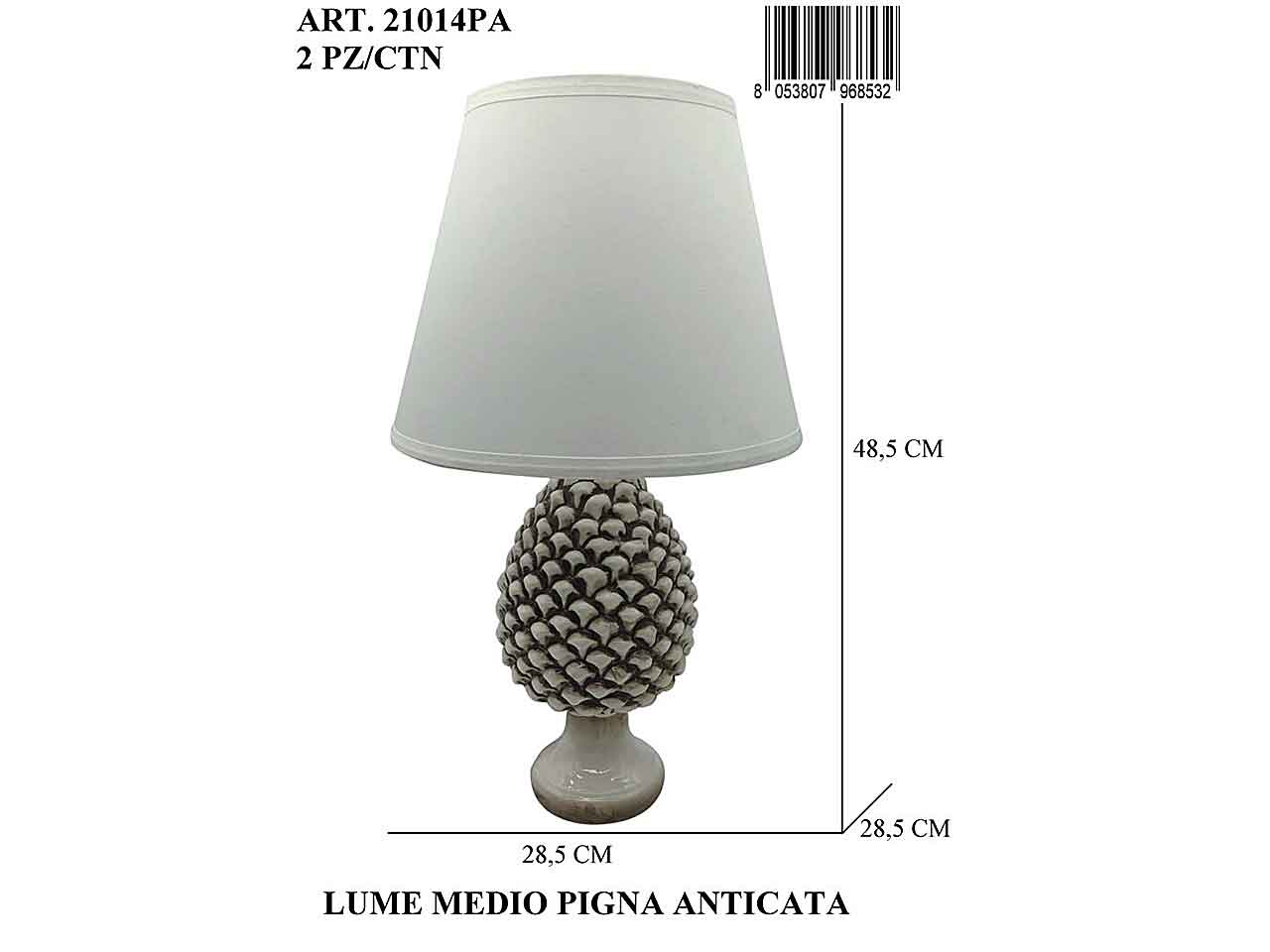 Linea pigna anticata lume medio 21014pa