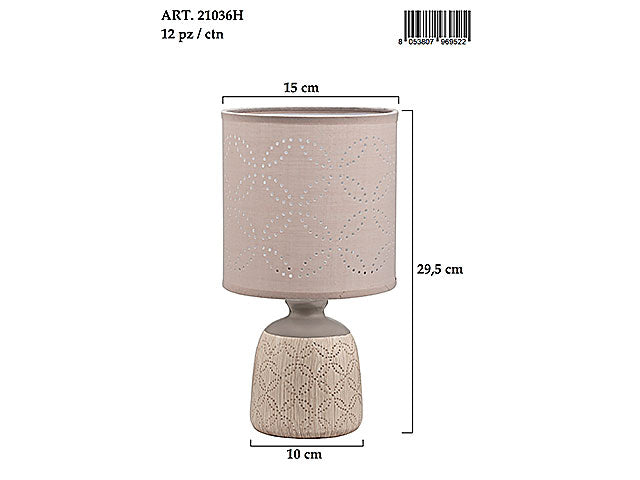 Lume piccolo beige traforato 21036h