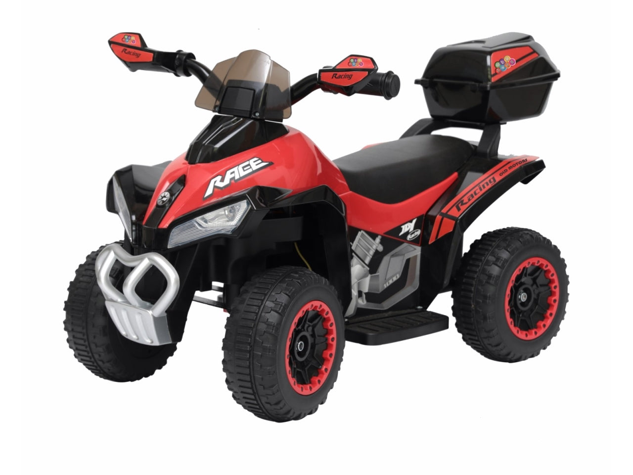 Mini quad racing 6v deluxe rosso