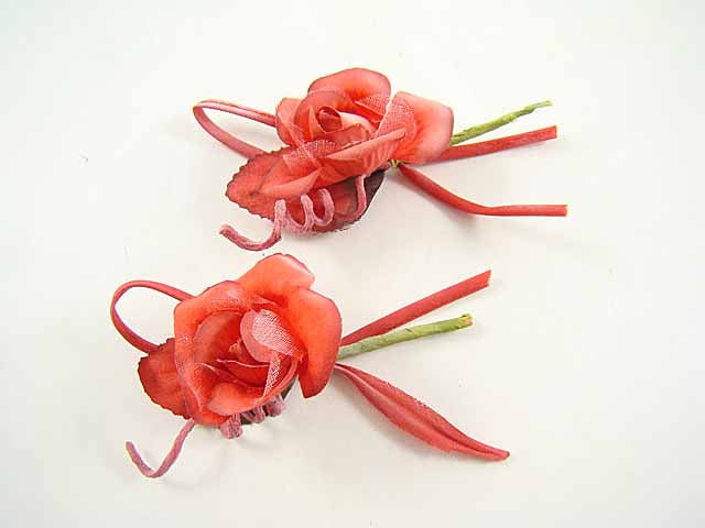 Rosa nivea 10cm rossa 12 pezzi b0602rossa