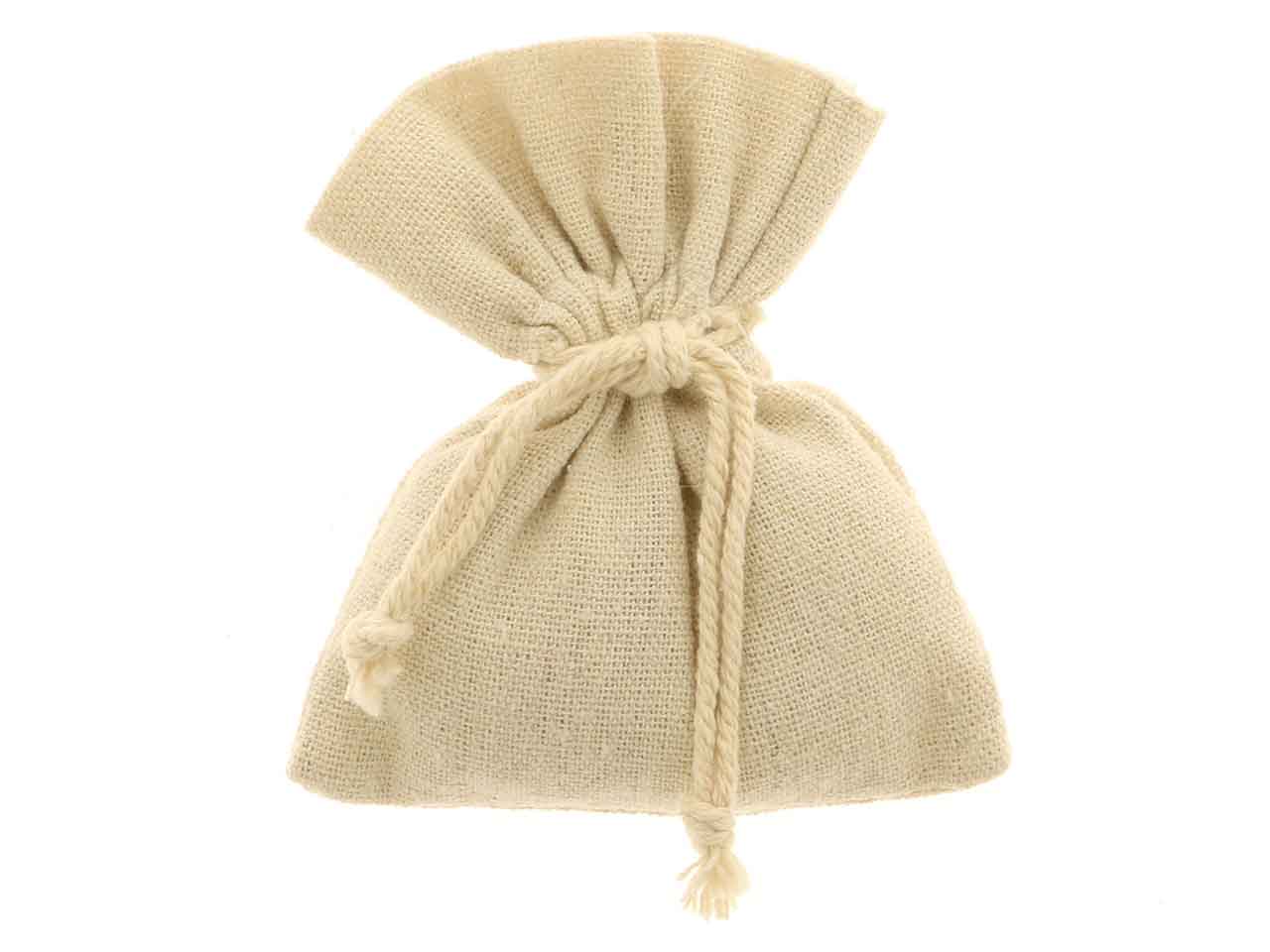 Natural sacco bag 9x11cm c1689
