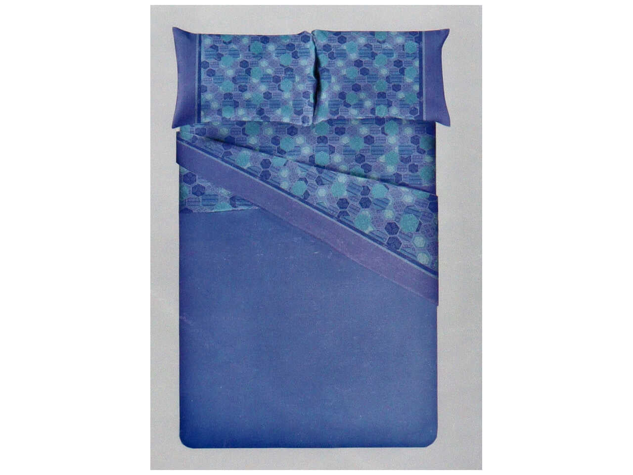 Completo letto liabel lenzuola di flanella matrimoniale