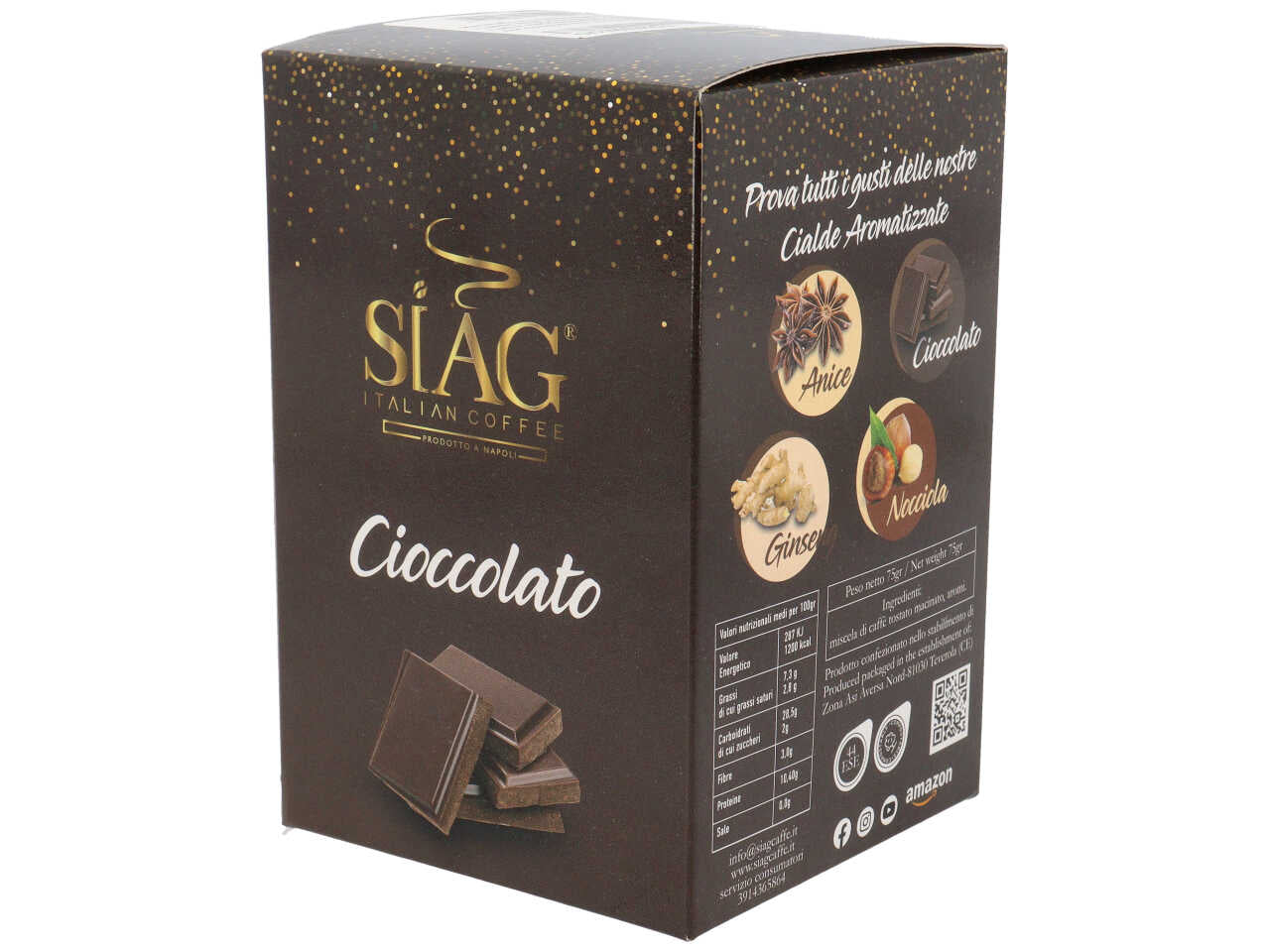 Cialde siag aroma cioccolata la confezione comprende 10 cialde