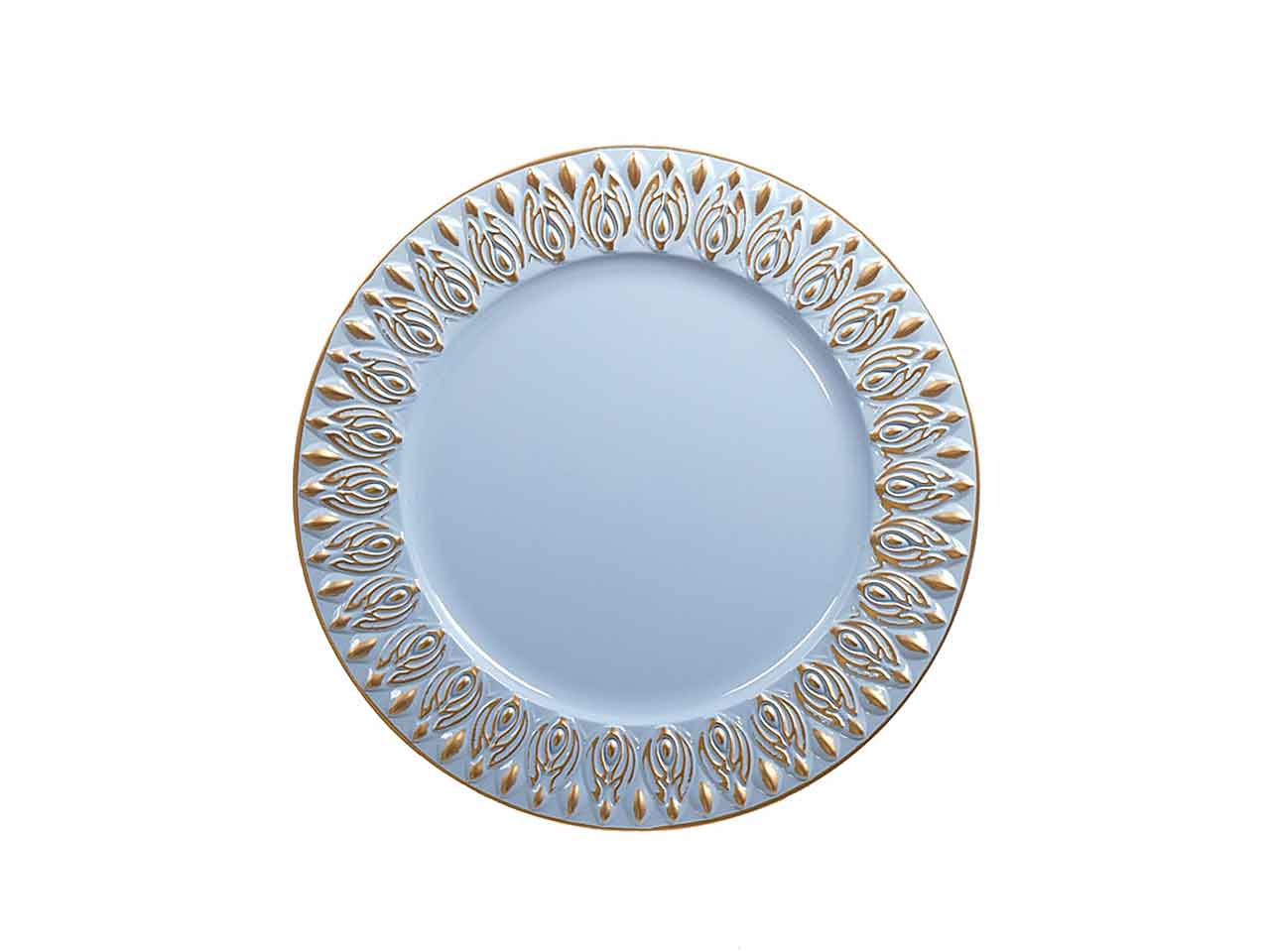 Sottopiatto carta da zucchero/oro d.36cm 130839