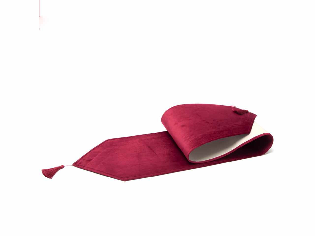 Runner velluto 33x180cm bordeaux 10010084