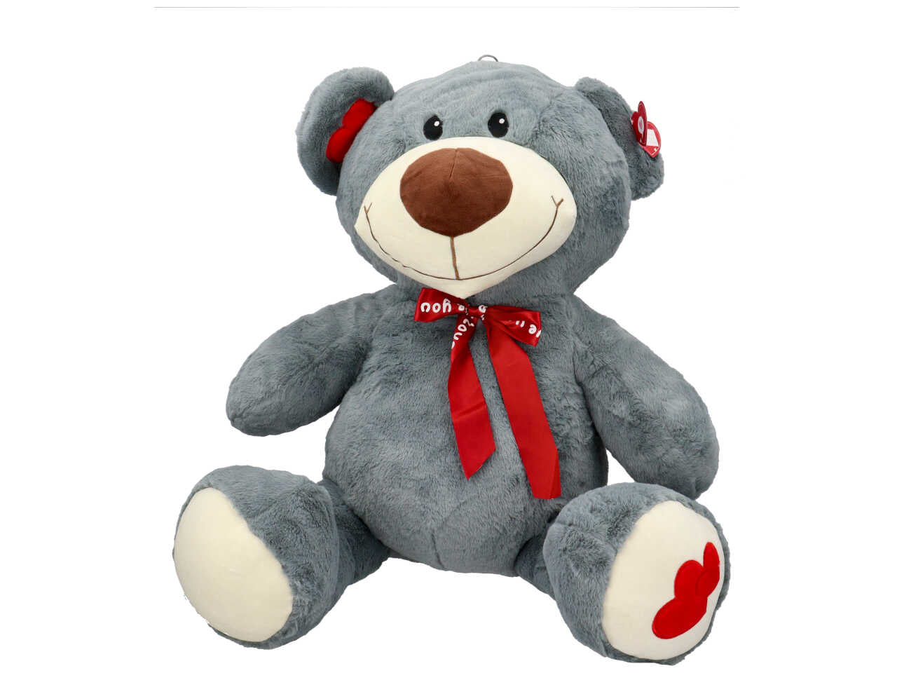 Peluche orsetto floppy 2 colori misura 80cm