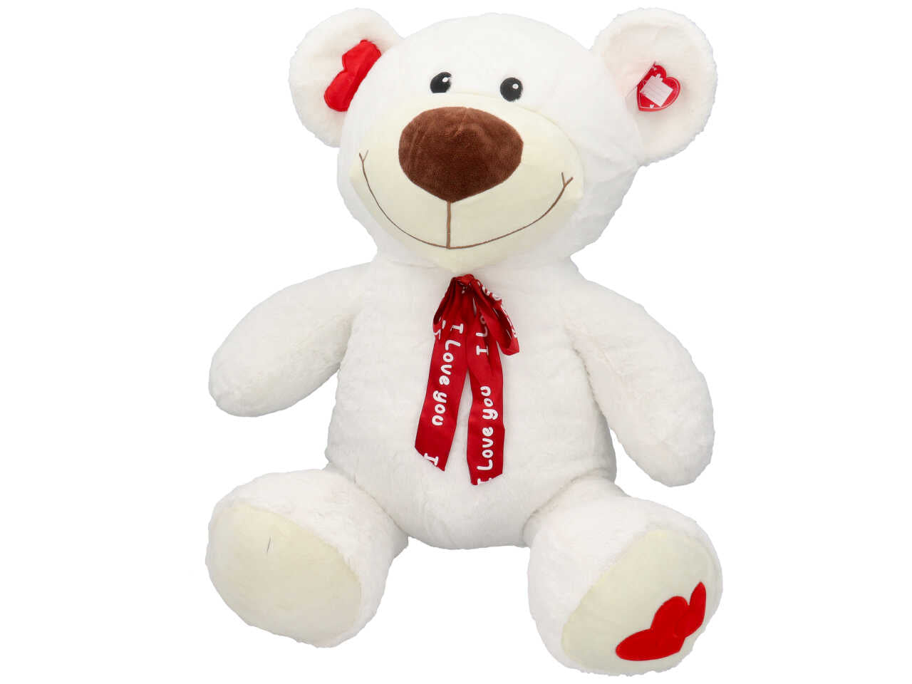 Peluche orsetto floppy 2 colori misura 80cm