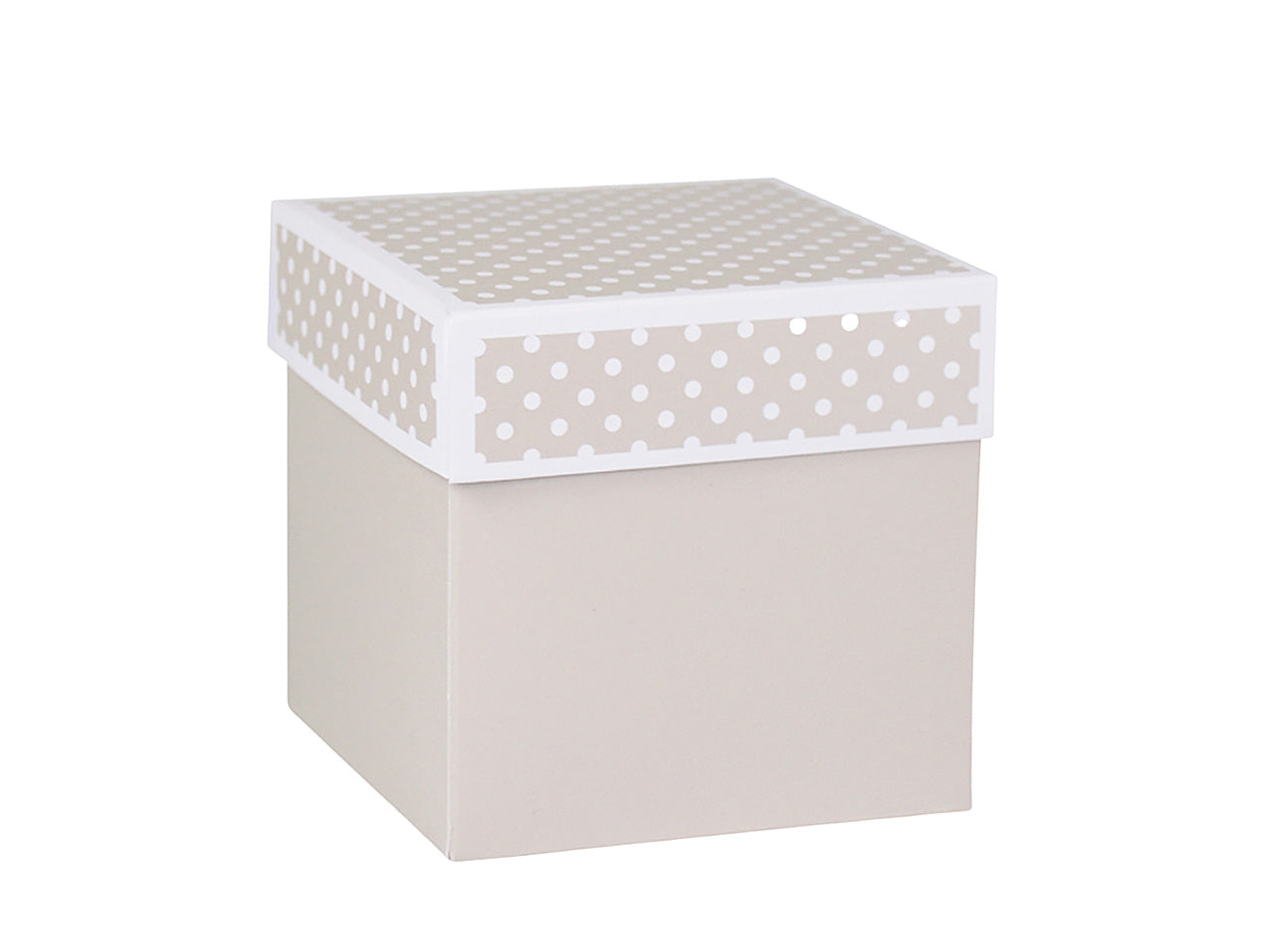 Scatola tortora 12x12cm 10 pezzi 1010030i