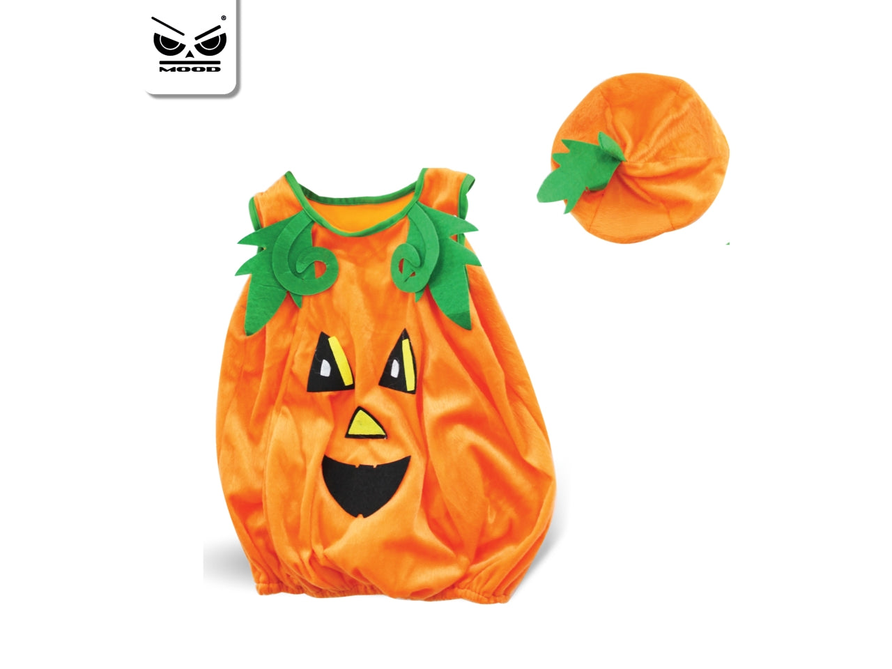 Vestito zucca bambino 0-3 anni