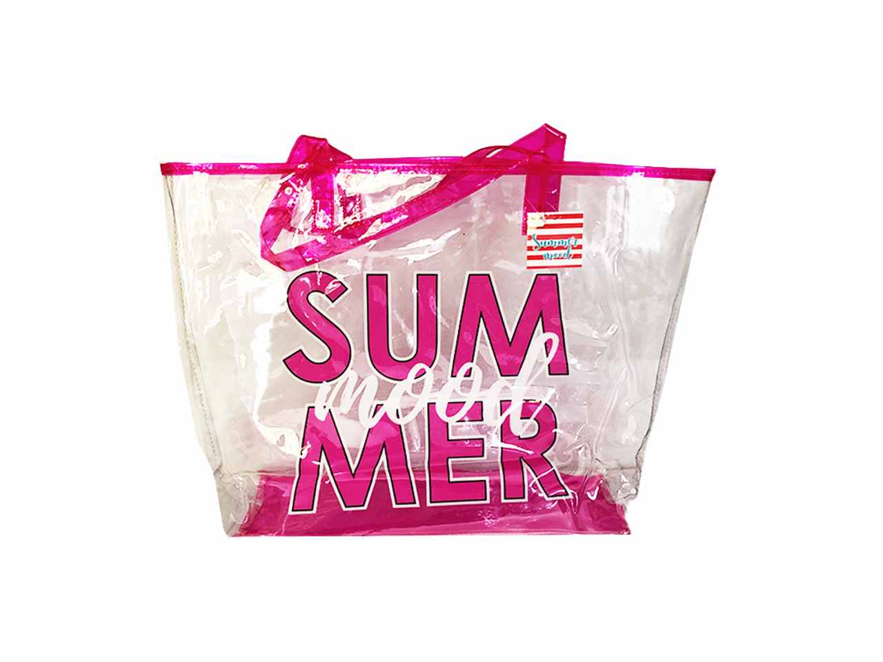 Borsa spiaggia plastic summer mood