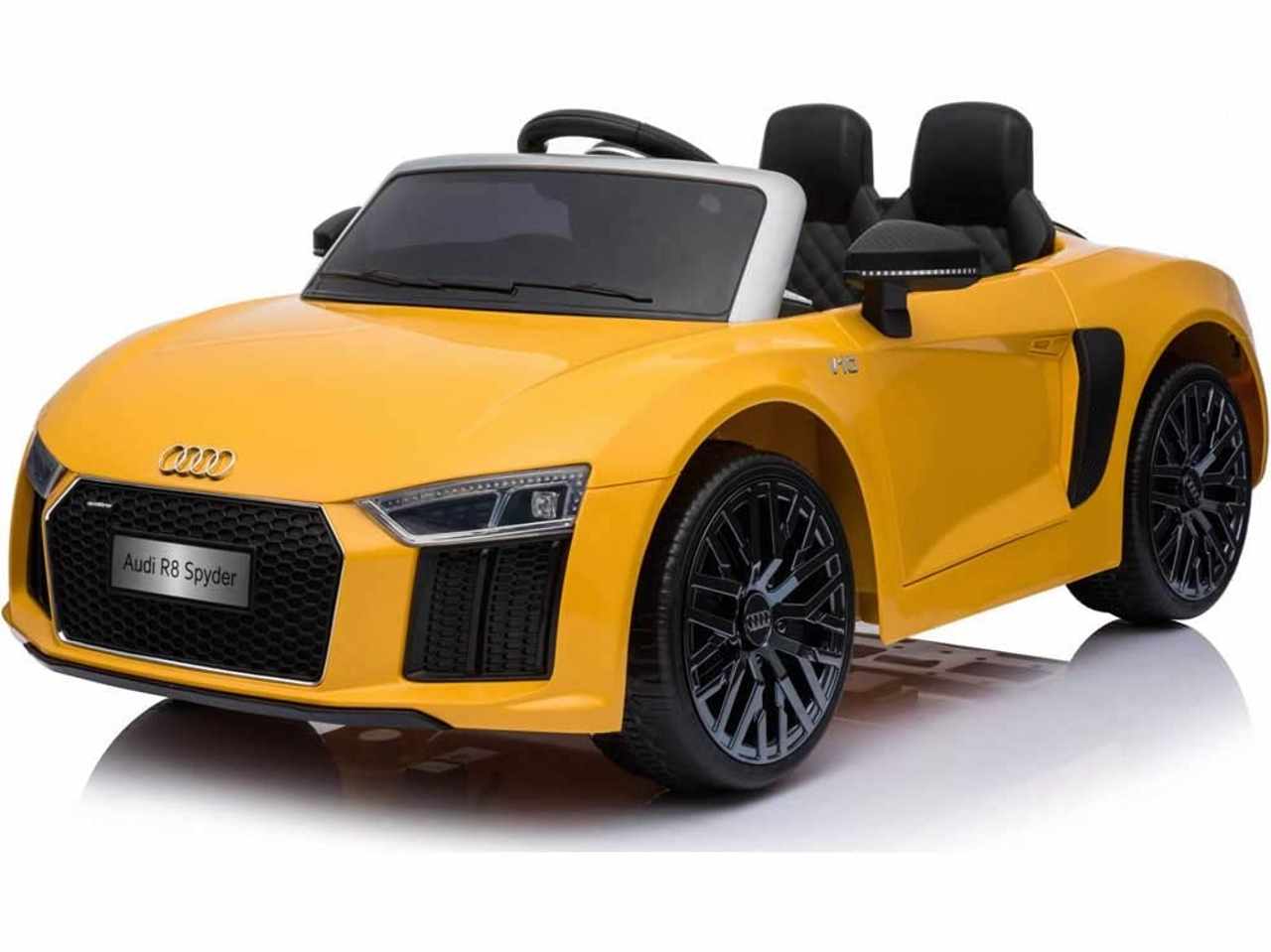 Auto Elettrica Per Bambini Audi R8 Spyder Giallo Vegas
