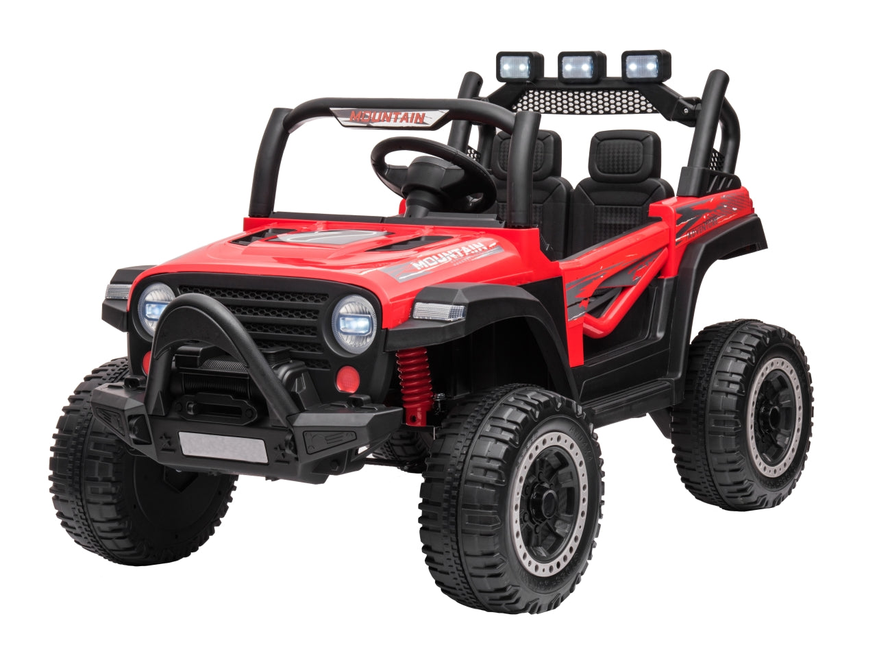 Auto offroad mountain rossa