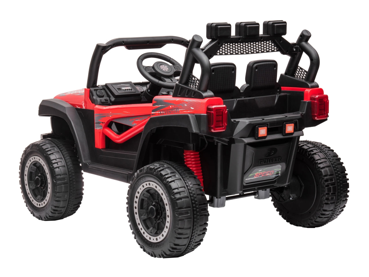 Auto offroad mountain rossa