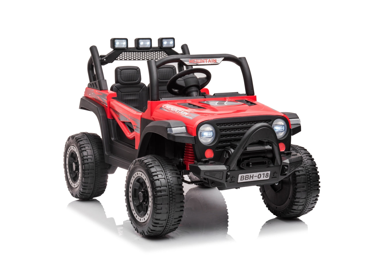 Auto offroad mountain rossa